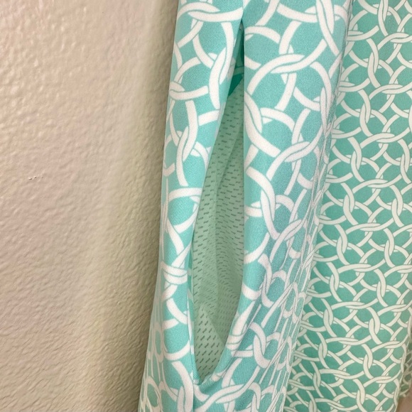 NWT Tommy Bahama Active Sleeveless Mini Dress Teal Aqua UPF Moisture Wicking - Picture 5 of 6